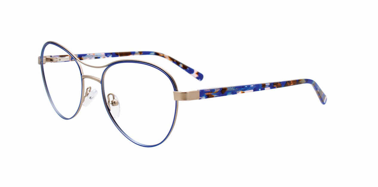 Paradox P5078 No Clip-On Lens Women's Eyeglasses in Silver
