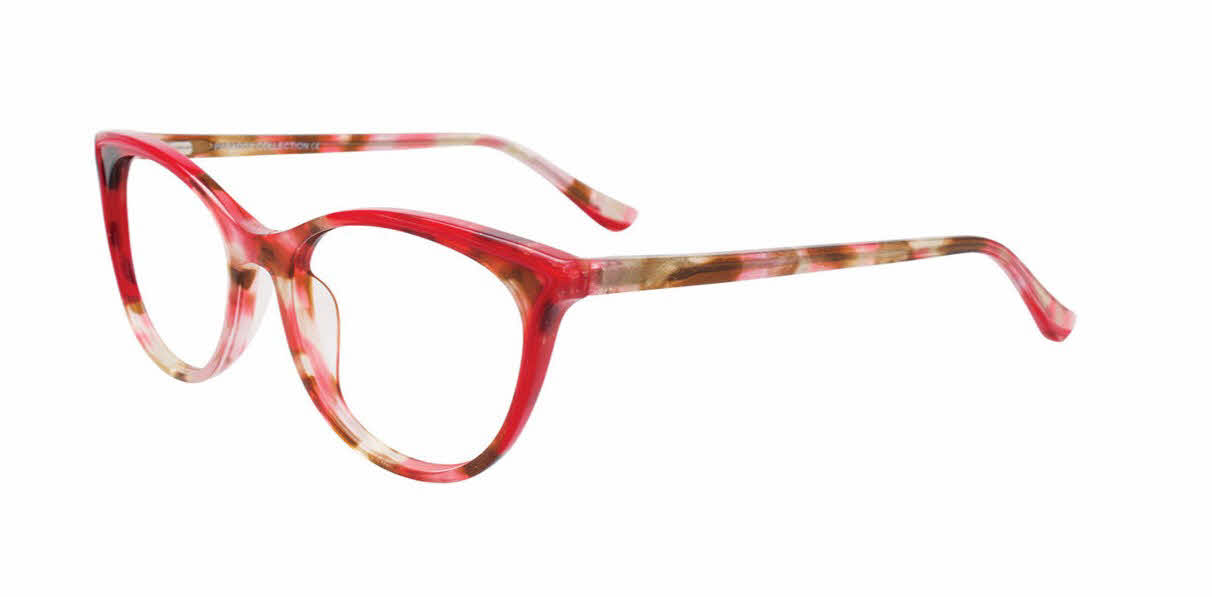 Paradox P5080 No Clip-On Lens Women's Eyeglasses in Red