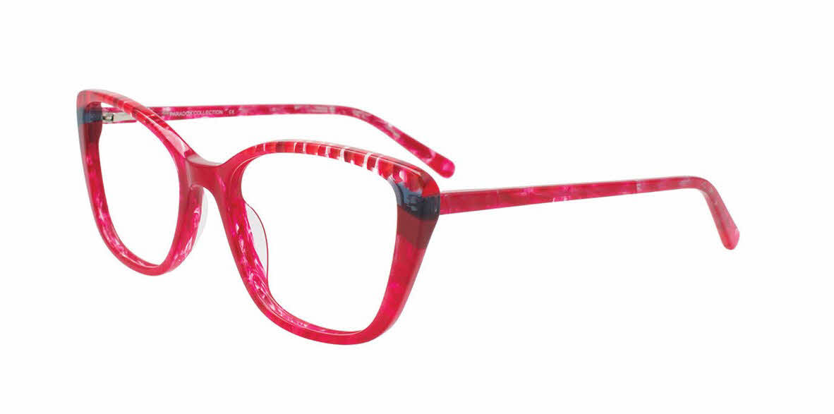 Paradox P5097 No Clip-On Lens Womens Eyeglasses in Red 217$