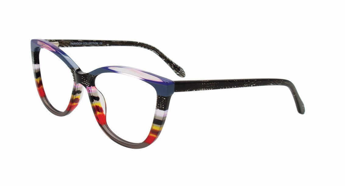 Paradox P5101 No Clip-On Lens Womens Eyeglasses in Blue 217$