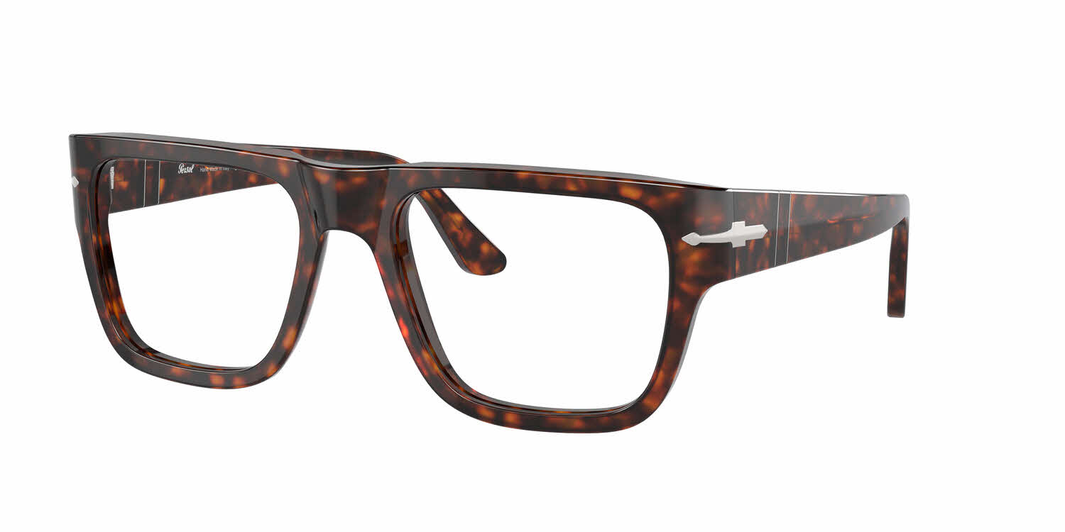 NEW PERSOL women\'s po3348v square eyeglasses in blue havana persol-po3348v-1210.jpg main image 4