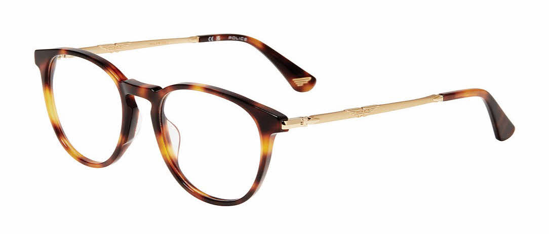 Police VPLU63 Men's Eyeglasses in Tortoise