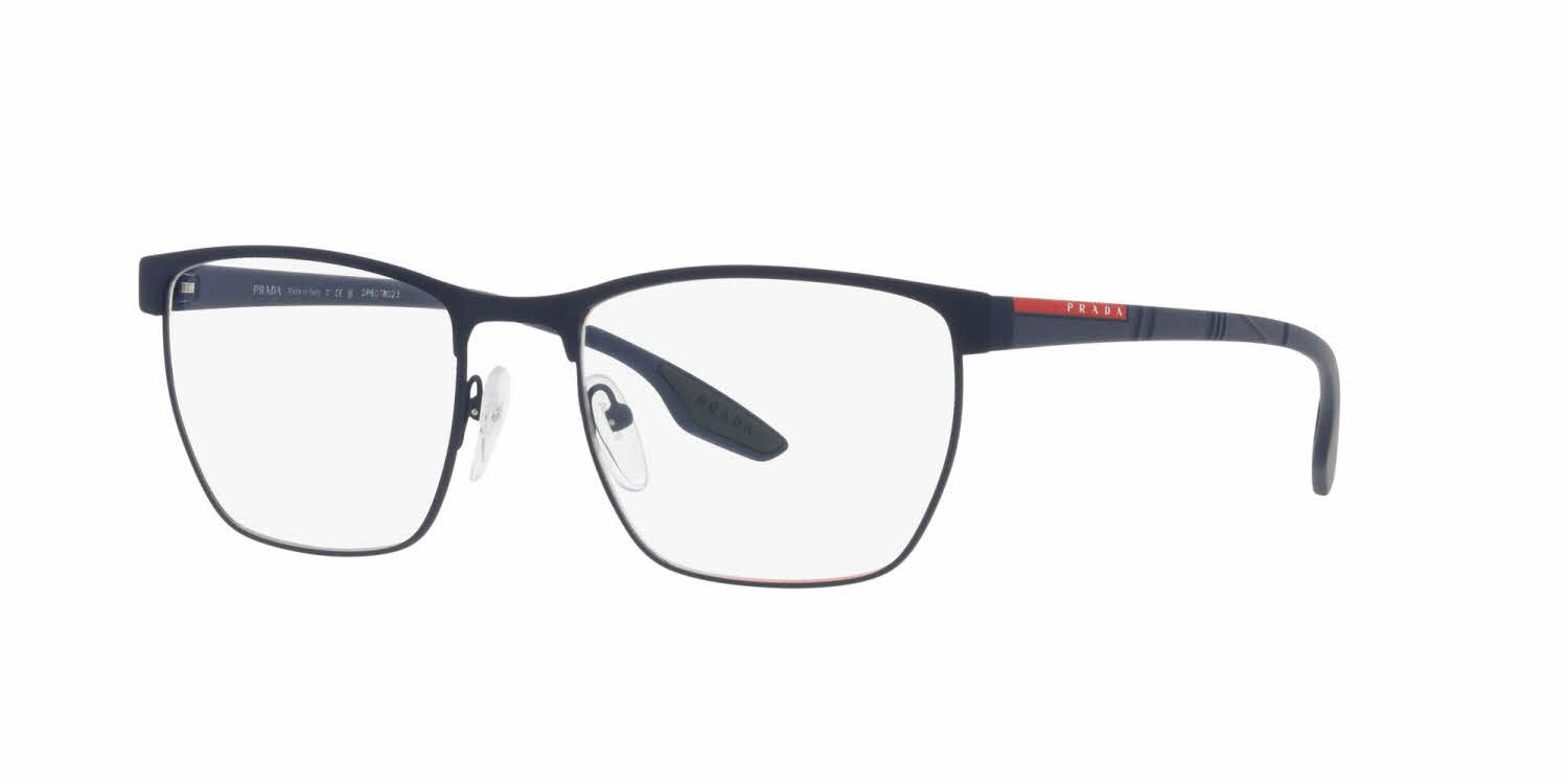 Prada Linea Rossa PS 50LV Men's Eyeglasses, In Rubber Blue