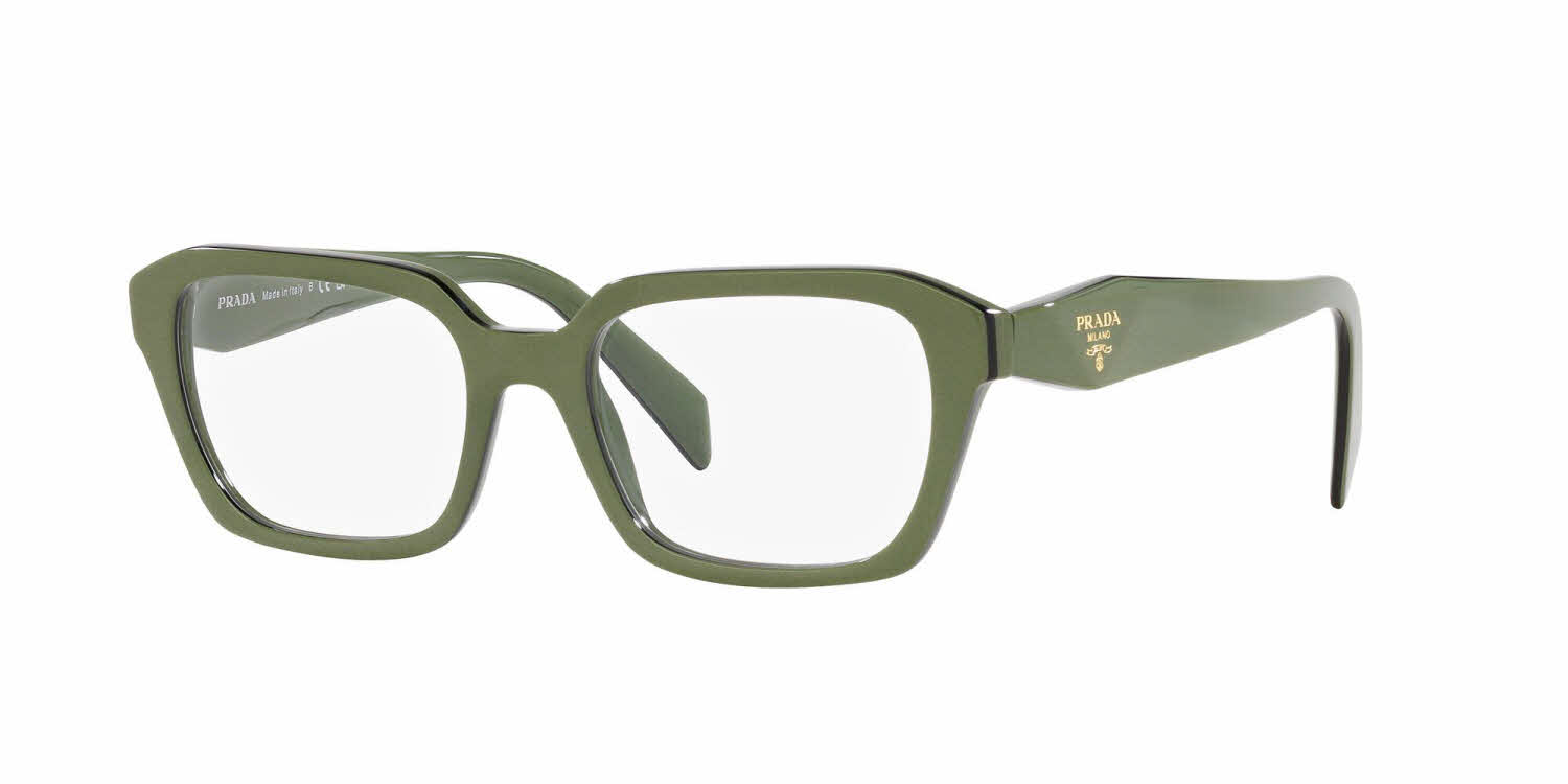 Prada PR 14ZV Women's Eyeglasses In Green