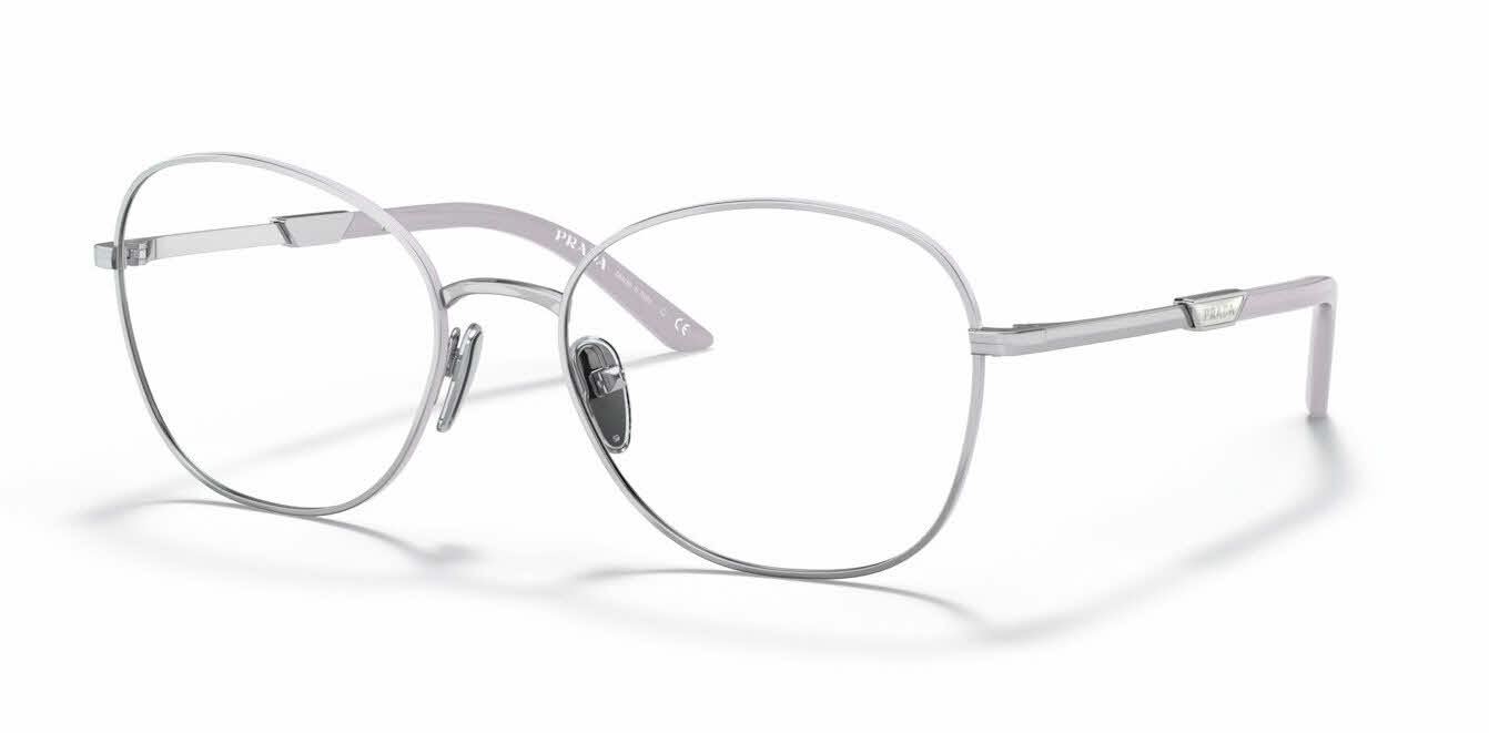 Prada PR 64YV Women's Eyeglasses, In Silver-Wisteria