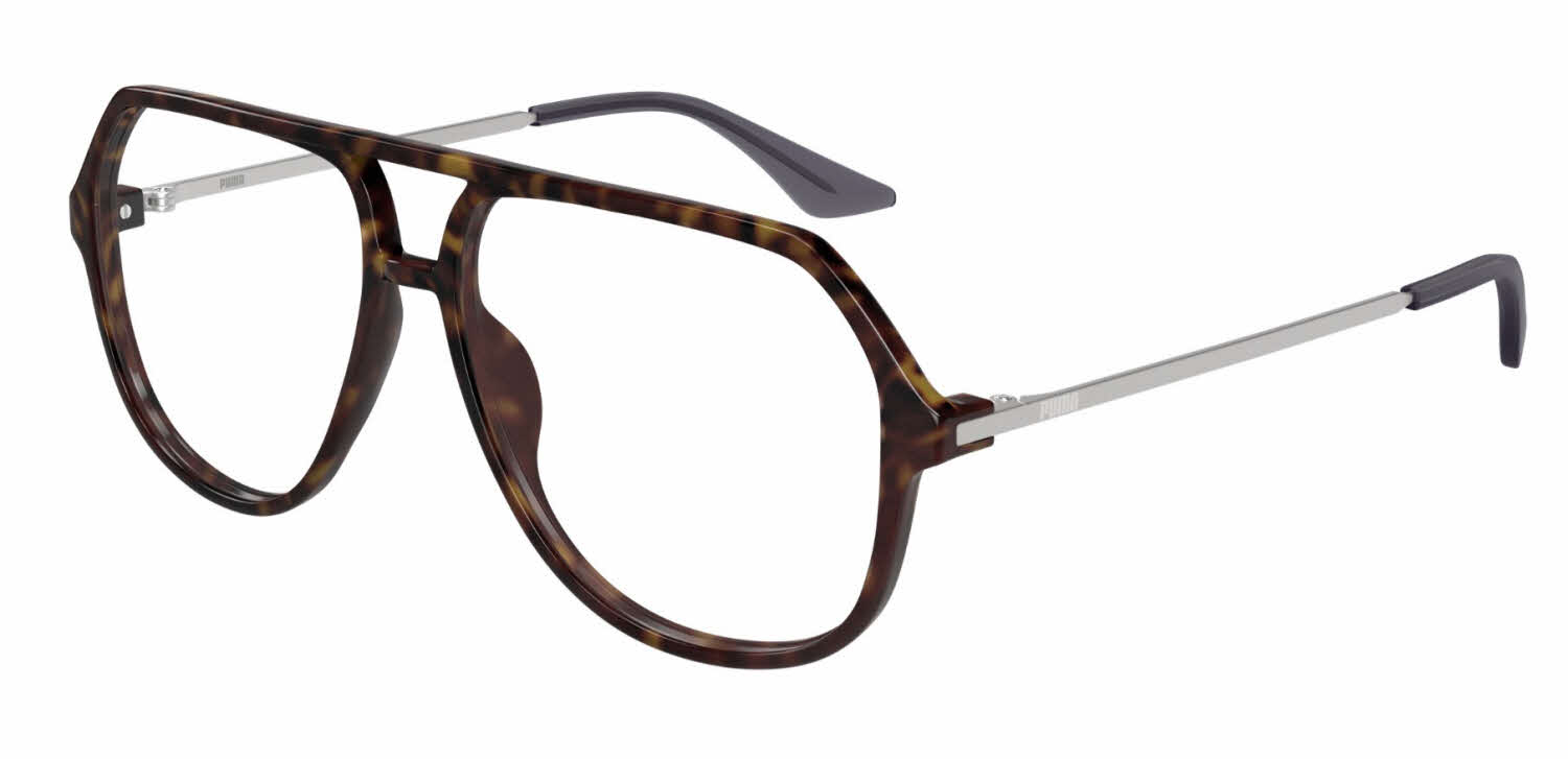 Puma PU0460O Men's Eyeglasses in Tortoise