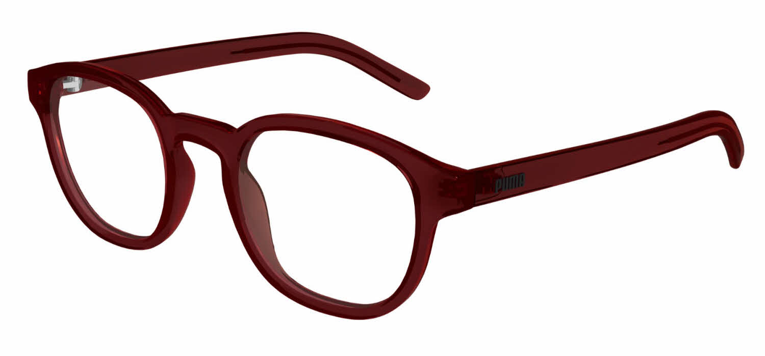 Puma PU0516O Men's Eyeglasses in Burgundy