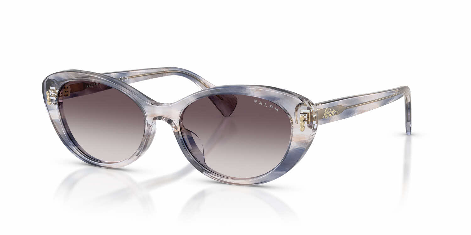 Ralph Ralph Lauren: Gray/ Brown striped- gray gradient- sunglasses RALPH by Ralph Lauren RA5350U Sunglasses | FramesDirect.com main image 3