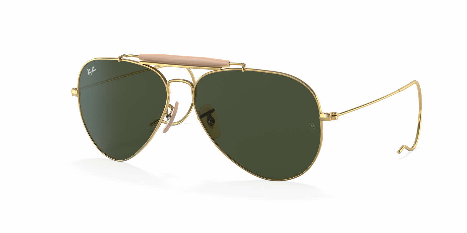 Ray-Ban RB3030 - Outdoorsman Aviator with | FramesDirect.com