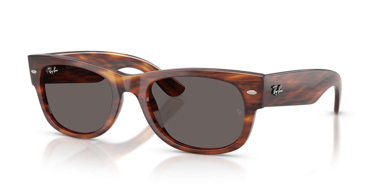 新作レイバンMEGA WAYFARER II RB0832SF 茶 Ray-Ban RB0832SF - Mega Wayfarer II Sunglasses | FramesDirect.com