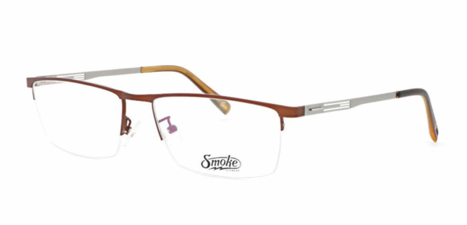 Smoke Eyewear Roughed Up Men's Eyeglasses in Brown