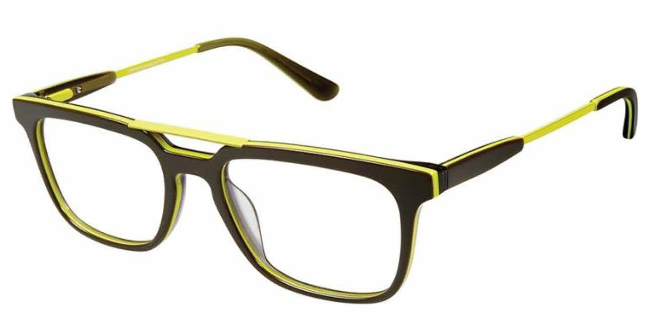 Seventy One Centre Mens Eyeglasses in Yellow 94$