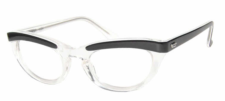 Shuron Nulady Clear Bridge Women's Eyeglasses in Black