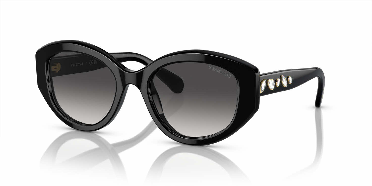 Swarovski SK6005 Women's Sunglasses In Black