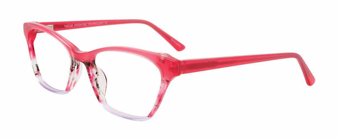 Takumi TK1144 With Magnetic Clip-On Lens Women's Eyeglasses in Pink