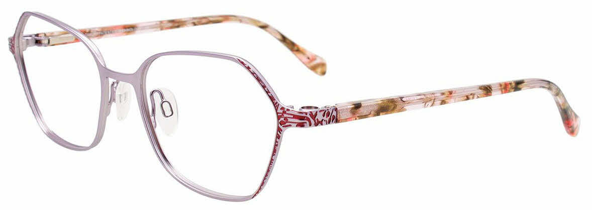 Takumi TK1211 Magnetic Clip-on Lens Women's Eyeglasses in Red