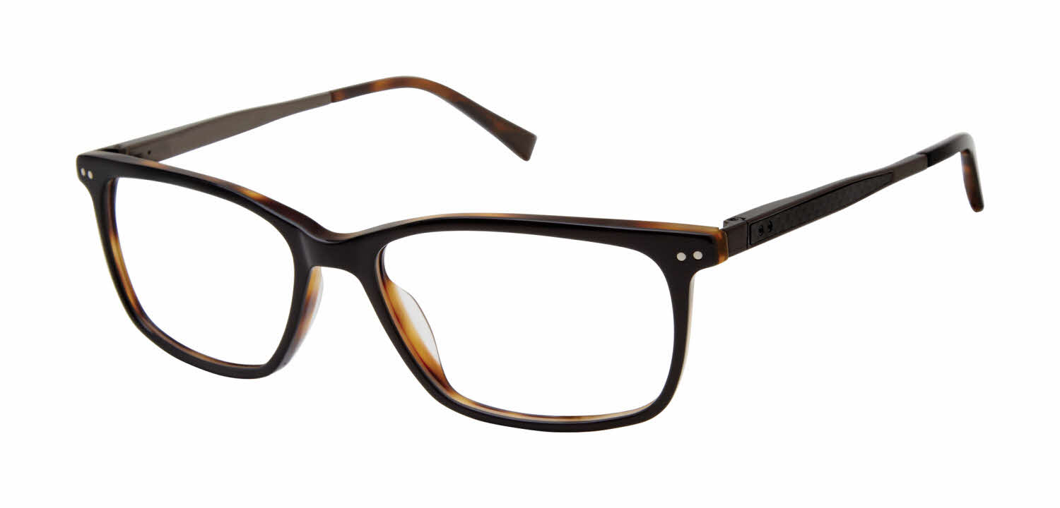 black and tortoise glasses