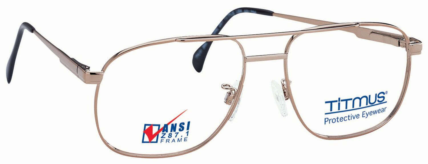 Titmus PC 261 with Side Shields -Premier Collection Mens Eyeglasses In Brown Brn Side Shield 112$