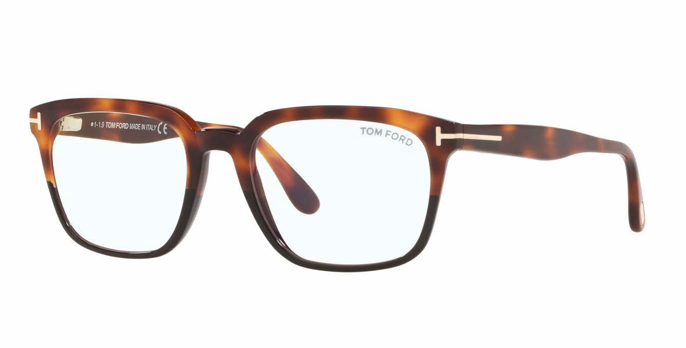 Tom Ford Blue Light Collection FT5626-B Men's Eyeglasses in Brown