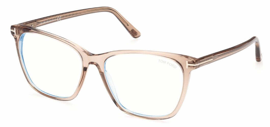 Tom Ford Blue Light Collection FT5762-B Women's Eyeglasses in Pink