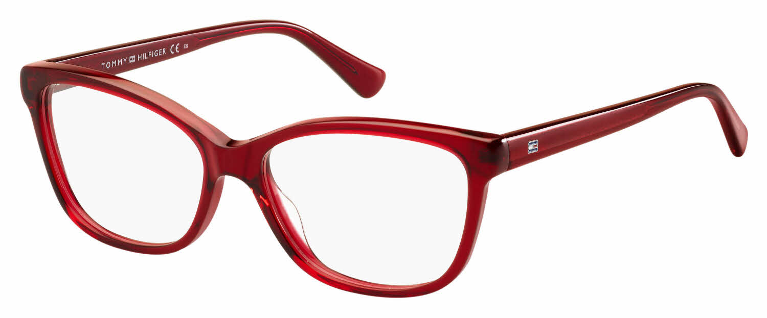 tommy hilfiger glasses red