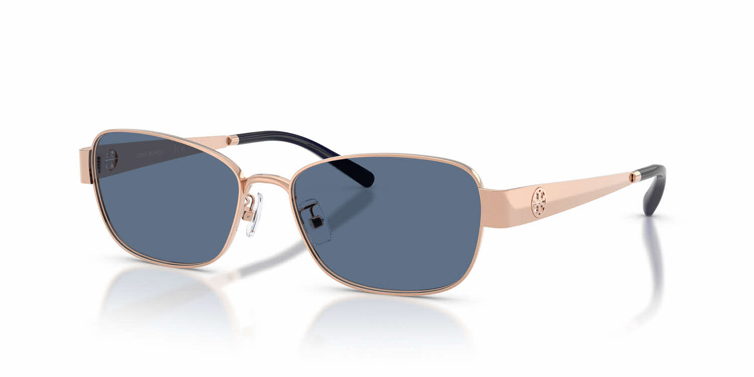NEW TORY BURCH women\'s full rim round non-polarized eyeglasses in rose gold Tory Burch 6113 Sunglasses main image 2