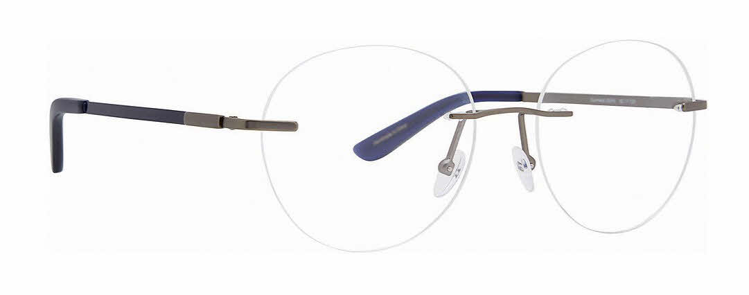 Totally Rimless Oryn 387 Men's Eyeglasses in Gunmetal