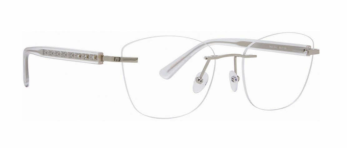 Totally Rimless Kova 389 Women's Eyeglasses in Silver