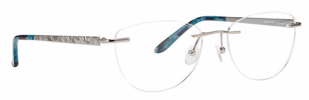 Totally Rimless Sonora 377 Women's Eyeglasses in Silver