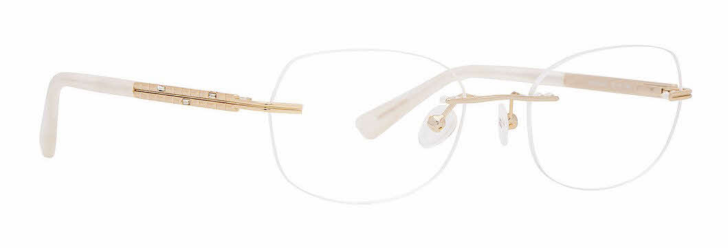 Totally Rimless Pavo 391 Womens Eyeglasses in Gold 184$