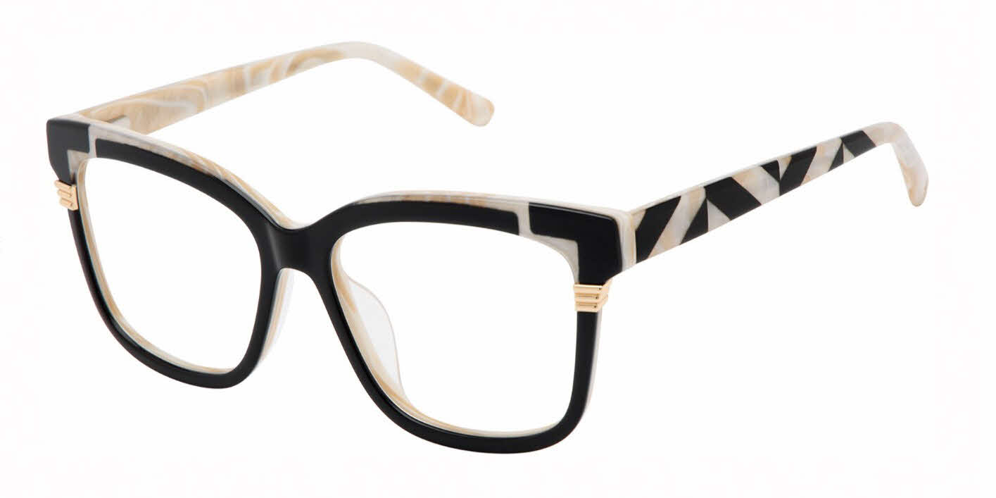 L.A.M.B. LAUF156 Women's Eyeglasses in Black