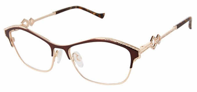 Tura TE290 Womens Eyeglasses in Brown 334$