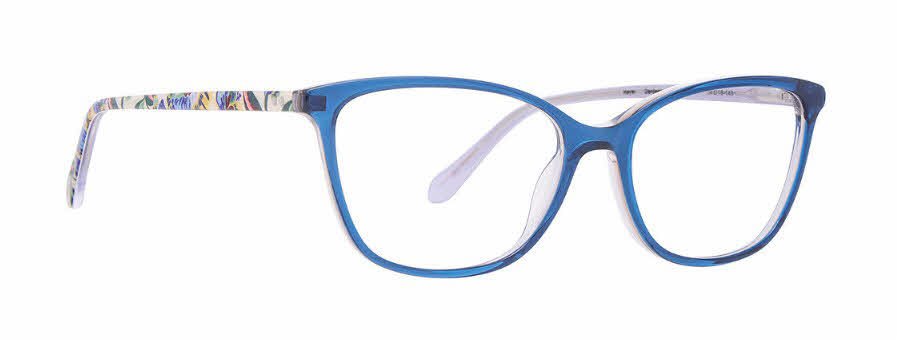 Vera Bradley Kaye Womens Eyeglasses in Blue 184$