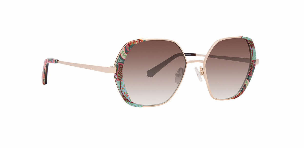 VERA BRADLEY POLARIZED ALINA 60 15 137 Bronze frames, brown gradient lens,classy Vera Bradley LONDYN Aloha Blooms main image 2