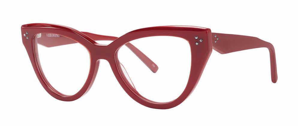 Vera Wang Priya Womens Eyeglasses in Burgundy 300$