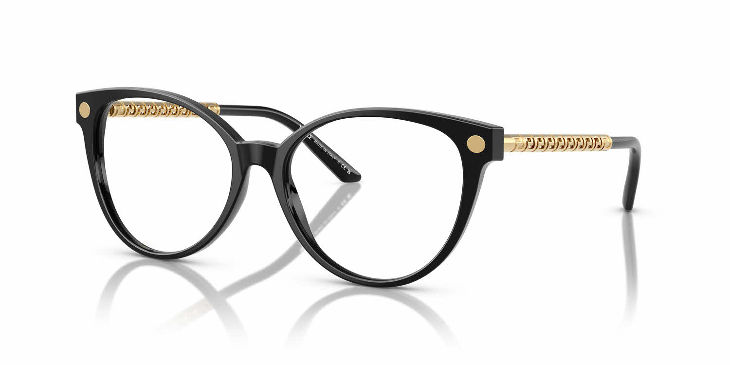 Versace VE3353F Women's Eyeglasses in Black