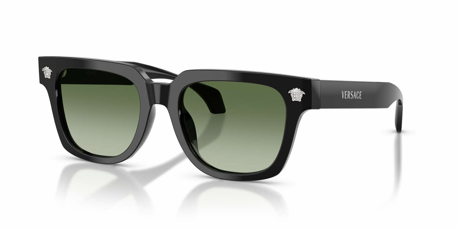 Versace VE4510U GB1/8E Unisex Square Sunglasses – Black / Green Sunglasses Versace VE4510U - Mia Burton main image 2