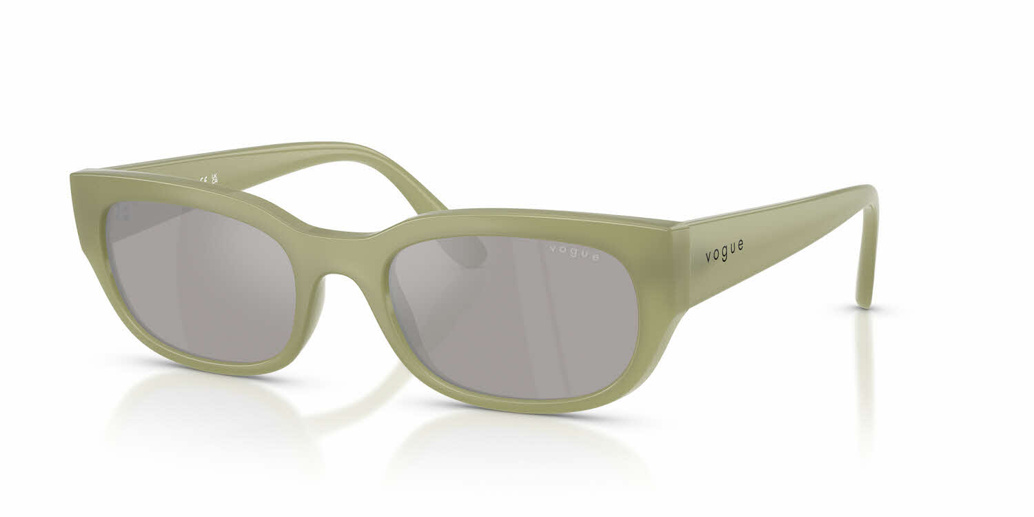 Vogue Sunglasses VO2269-S W44 Black Square Frames with Green Lenses 55-19-125 Vogue VO5522 Eyeglasses with Black Frame | Vogue® Eyewear US main image 2