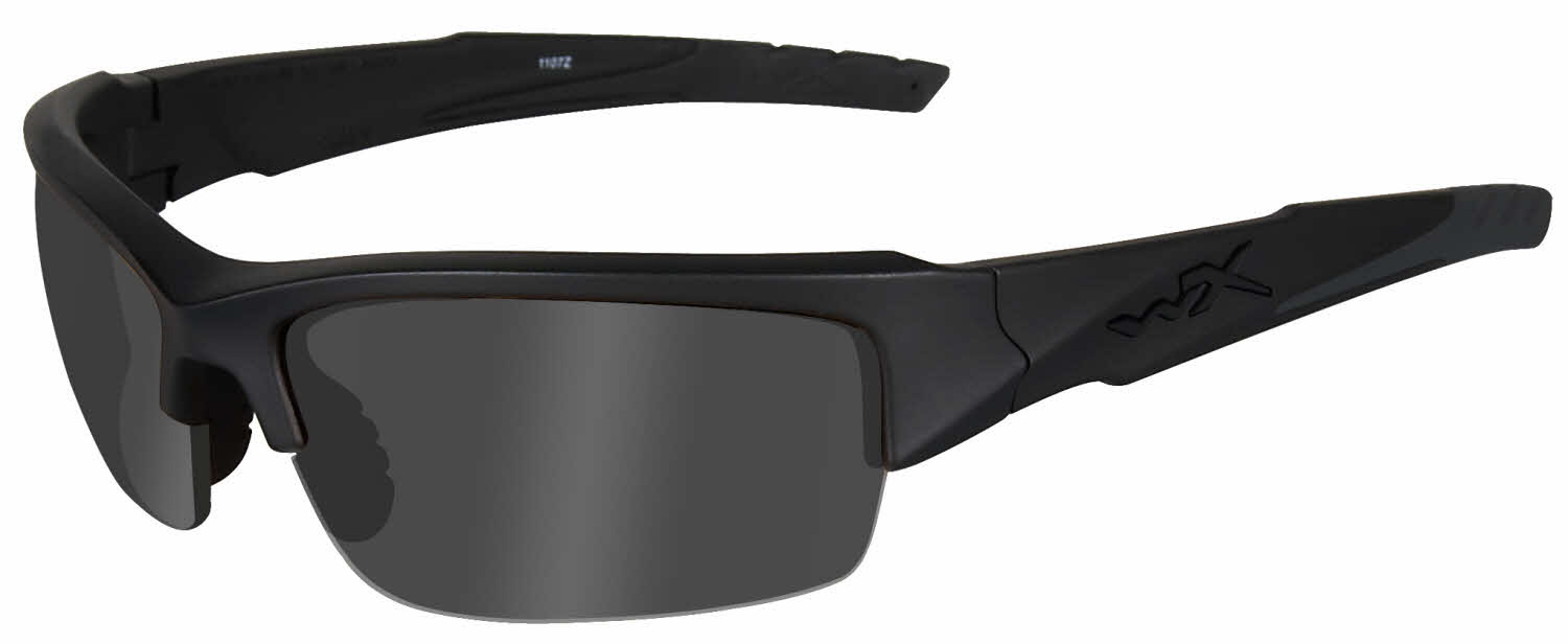 Polarized Smoke Grey Wiley X Valor Ops Sunglasses Grey/Black 