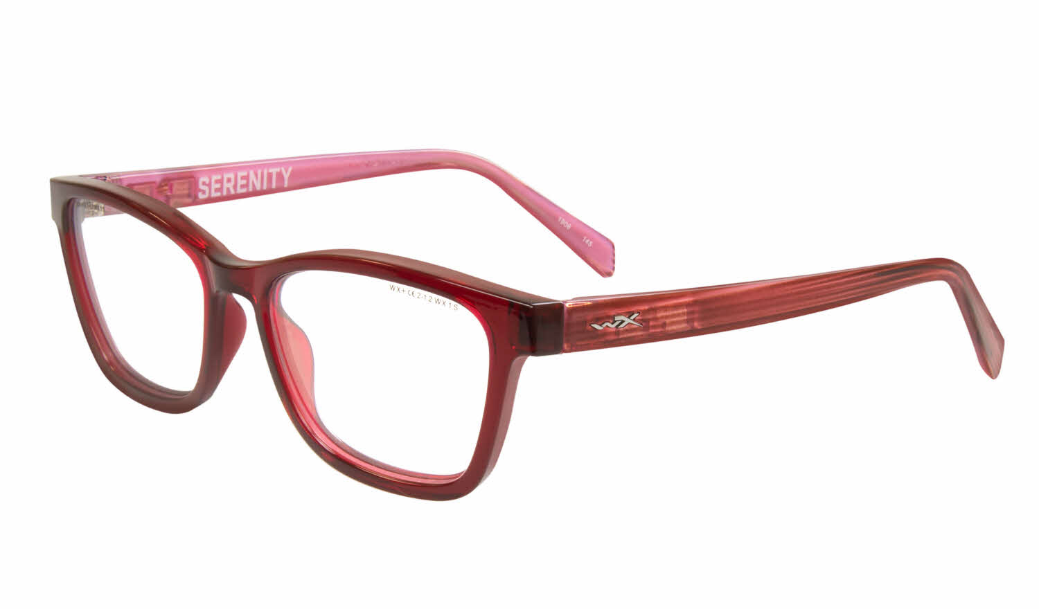 Wiley X WorkSight WX Serenity With Side Shields Women's Eyeglasses In Red
