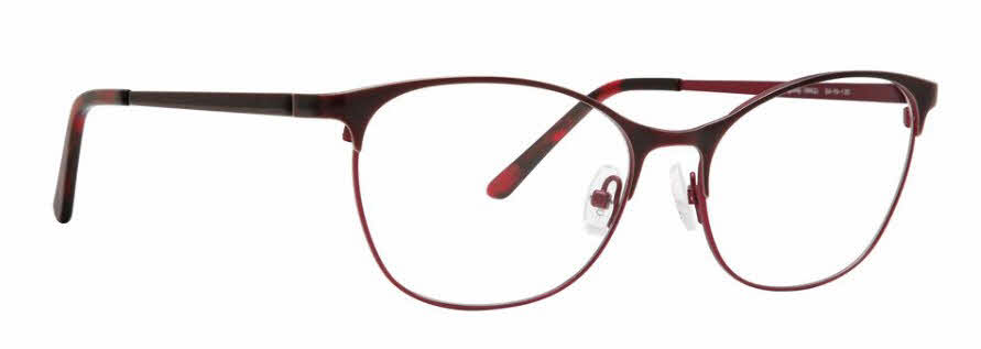 XOXO Conway Womens Eyeglasses in Burgundy 101$