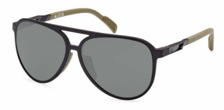 Adidas SP0060 Prescription Sunglasses, In Matte Black