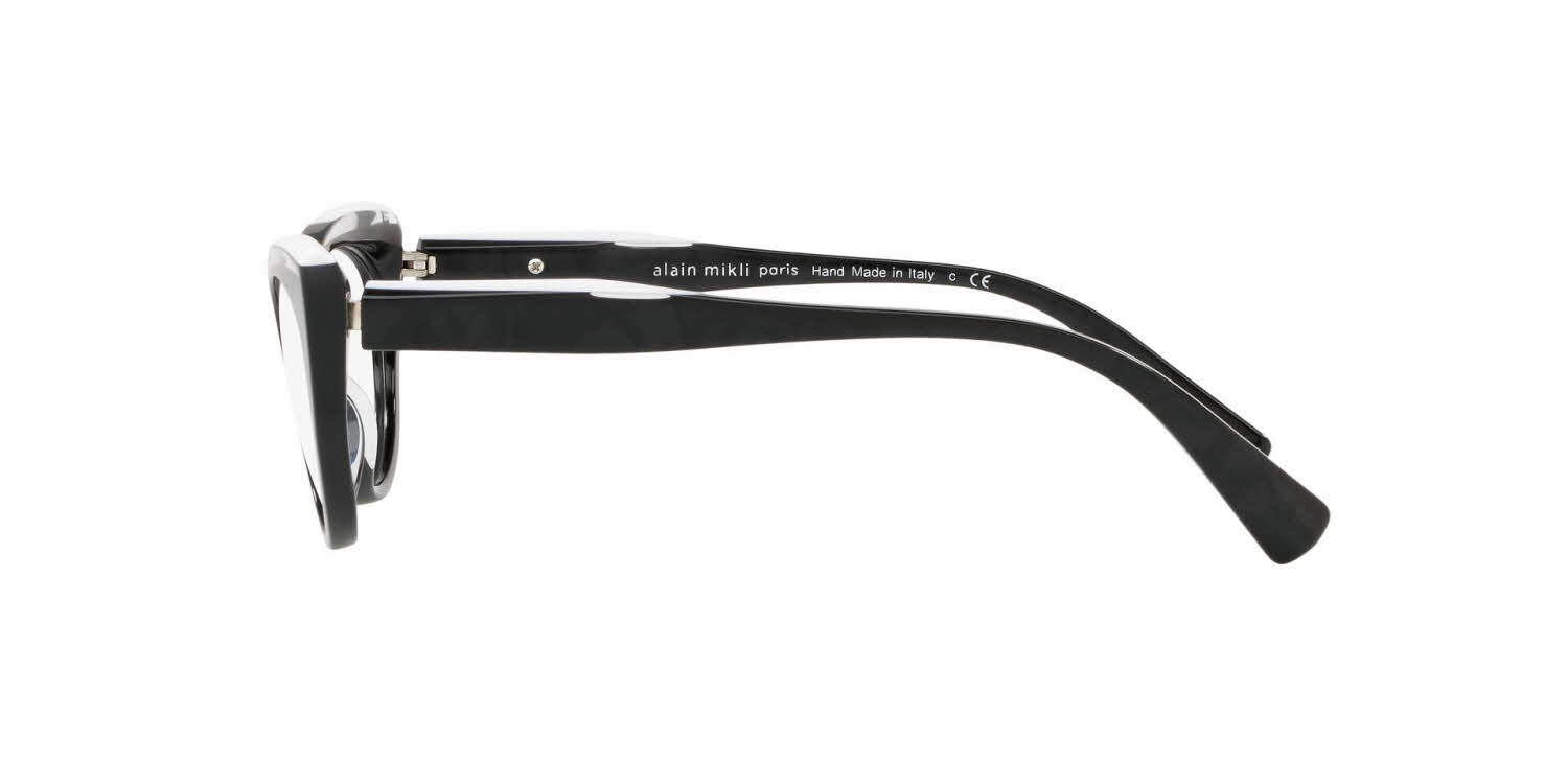 Alain Mikli Rx Eyeglasses Frames A03087 002 54-18-140 Dot Petrol/Crystal Brown