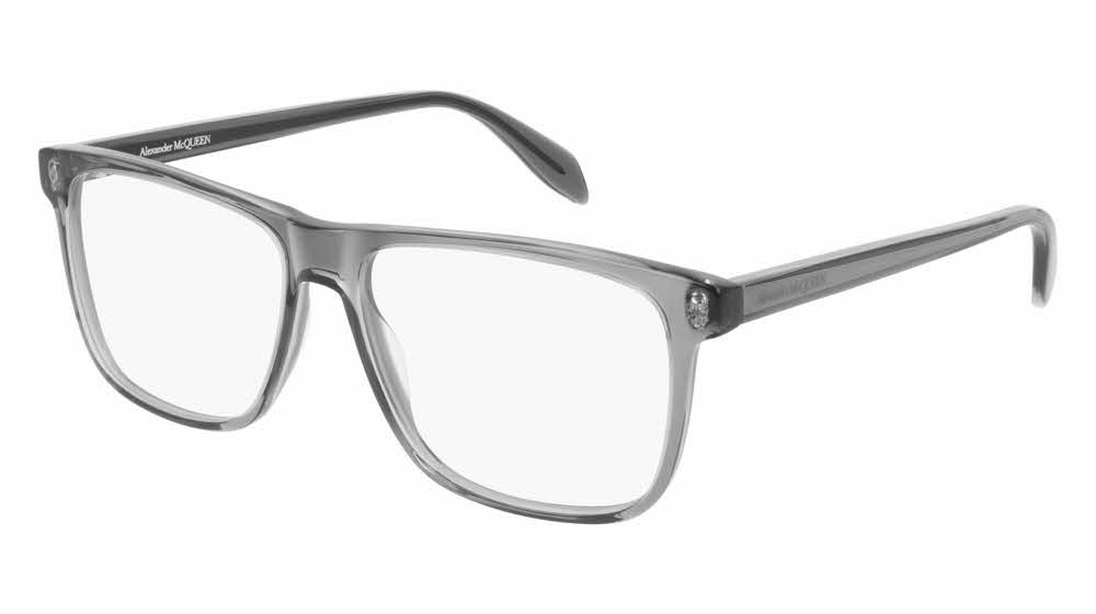Alexander McQueen AM0247O Men's Eyeglasses In Grey