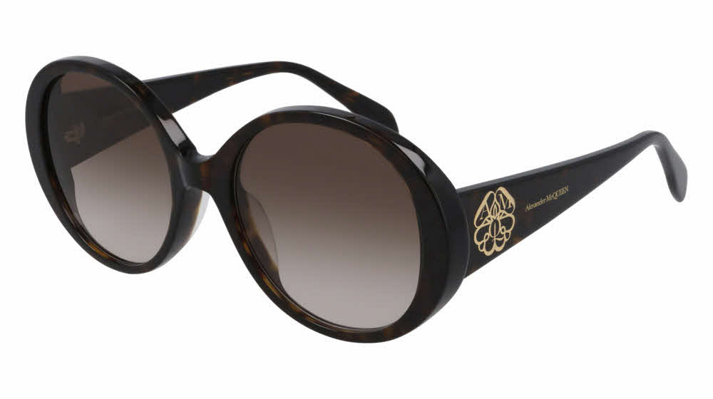 Alexander McQueen AM0285S Women's Sunglasses In Tortoise