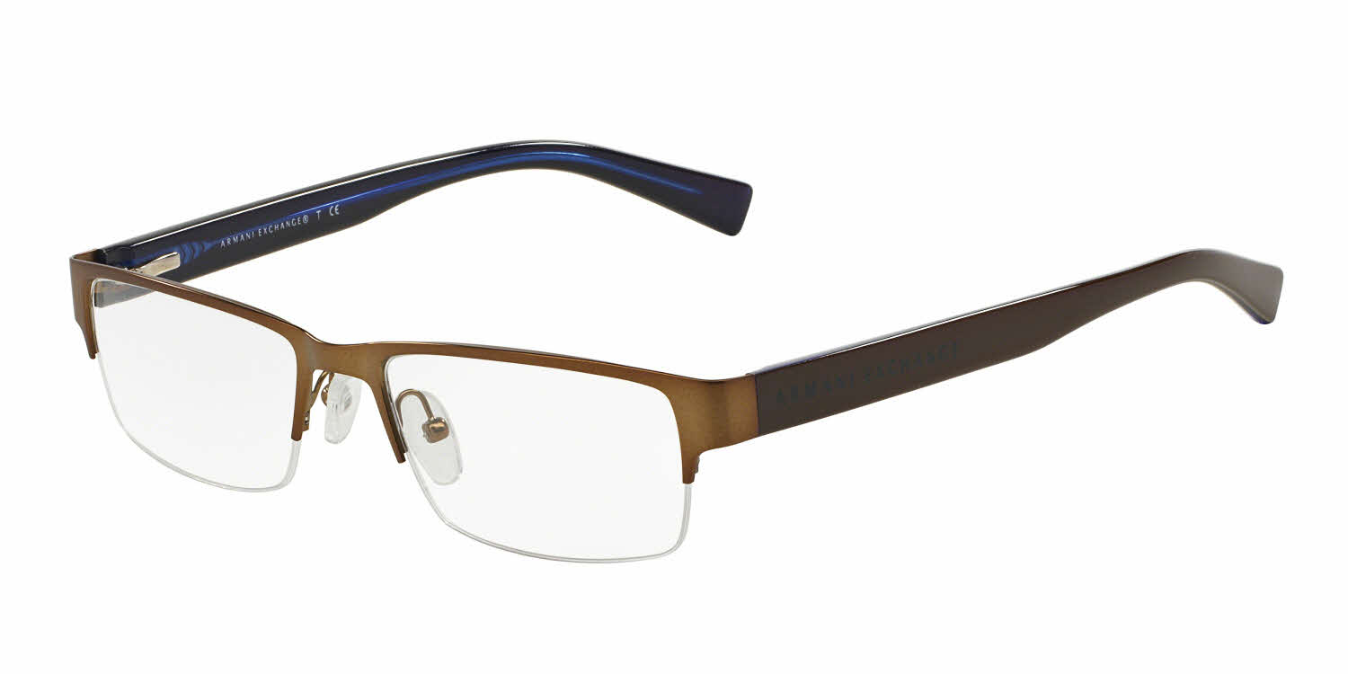 Armani Exchange AX1015 Men's Eyeglasses In Brown