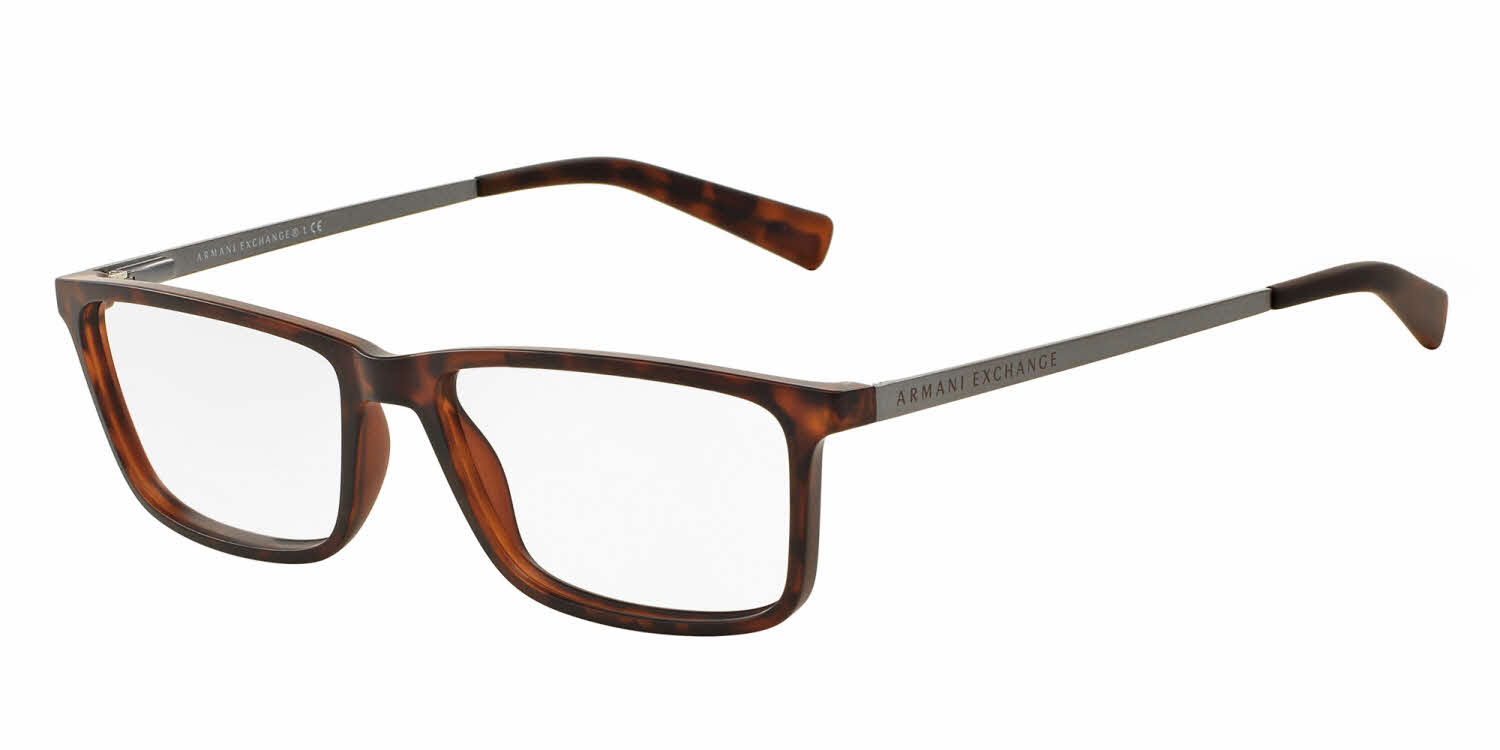 Armani Exchange AX3027F - Alternate Fit Men's Eyeglasses In Tortoise