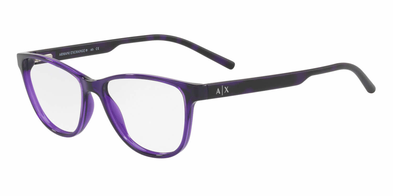 Armani Exchange AX3047 Women's Eyeglasses In Purple