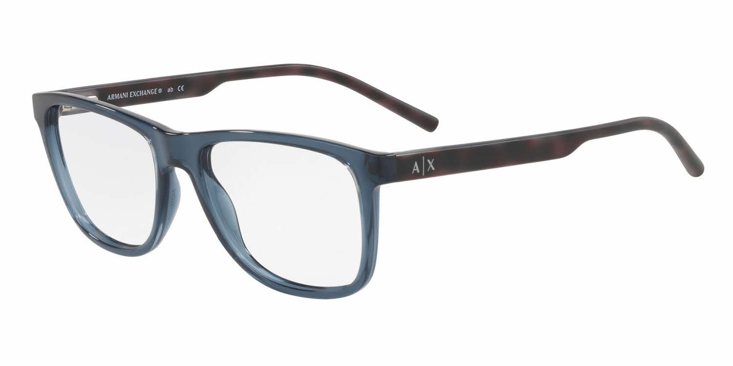 Armani Exchange AX3048F - Alternate Fit Men's Eyeglasses In Blue