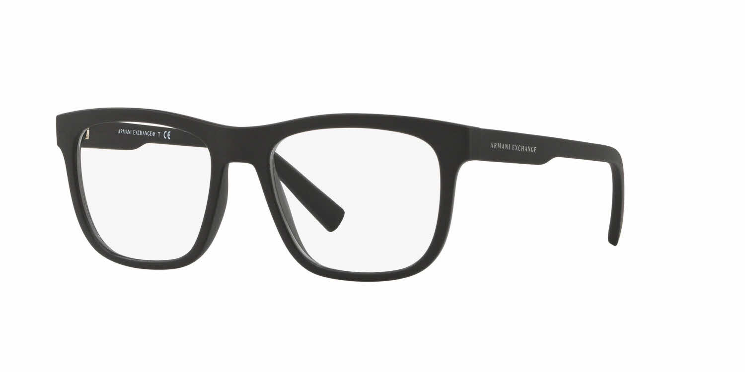 Armani Exchange AX3050F - Alternate Fit Men's Eyeglasses In Black